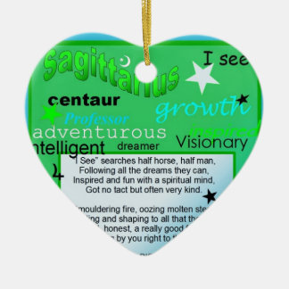 DÉCORATION EN CÉRAMIQUE SALUTATION DE SAGITTAIRE