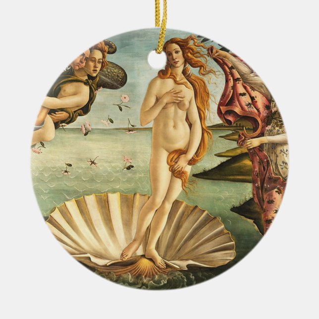 Décoration En Céramique Sandro Botticelli Birth Of Venus (Devant)