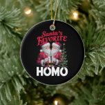 Décoration En Céramique Santas Favori Homo Gay Christmas LGBTQ Pride<br><div class="desc">Santas Favori Homo Gay Christmas LGBTQ Pride</div>