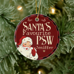 Décoration En Céramique Santas Favori PSW