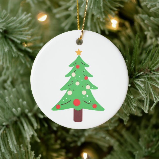 Décoration En Céramique Sapin de Noël (Arbre)