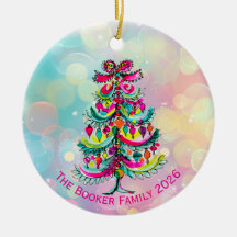 Sapin de Noël Rose Fierté Arc-en-ciel