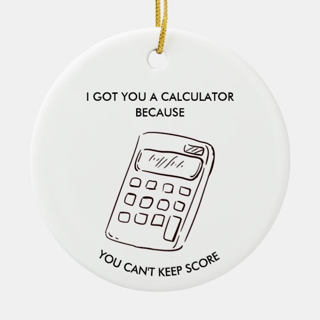 Décoration En Céramique  Sarcastic Gag Gift for Teammates Friends  (Devant)