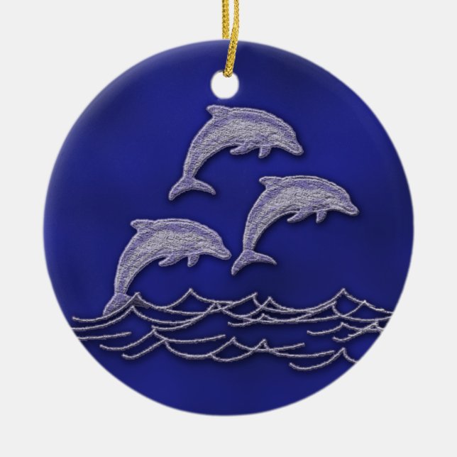 Décoration En Céramique Sauvez les invitations d'ornement de date (Devant)