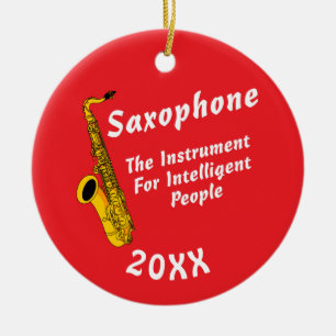 Décoration En Céramique Saxophone Intelligent