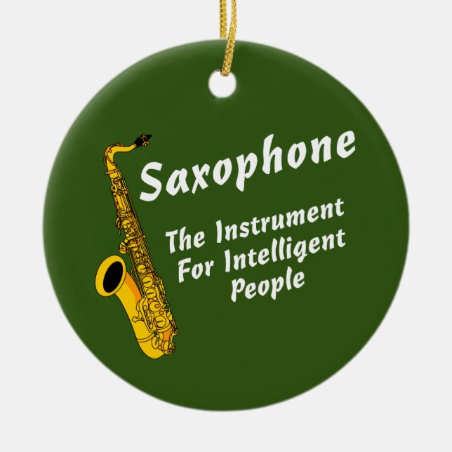 Décoration En Céramique Saxophone intelligent (Devant)