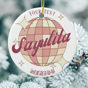 Décoration En Céramique Sayulita Mexique Retro Parti Vintage souvenir