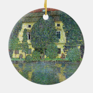 Décoration En Céramique Schloss Kammer sur l'Attersee III Par Gustav Klimt