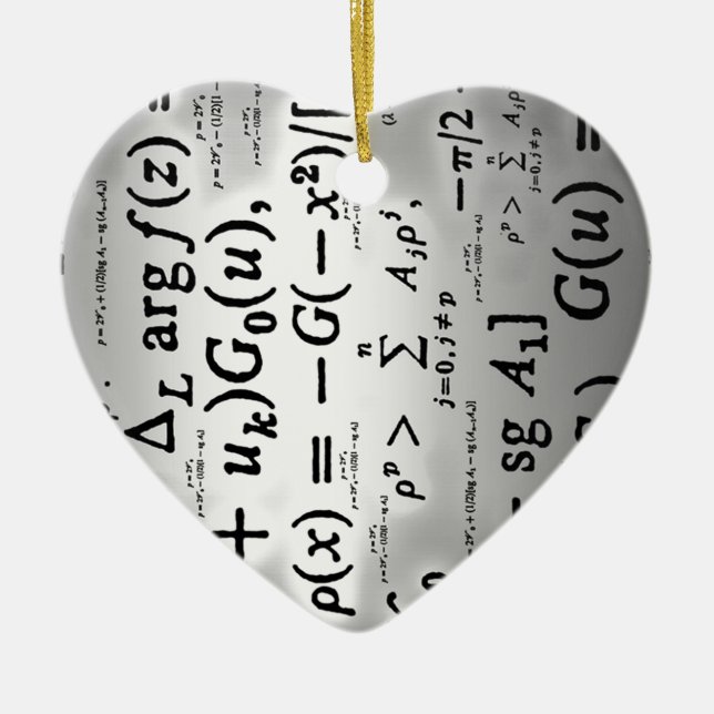 Décoration En Céramique Science Formulas (Devant)