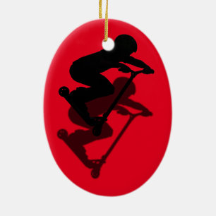 Décoration En Céramique Scooter Boy - Stunt Scooter 5