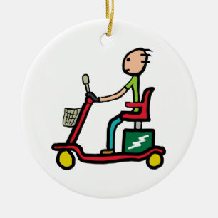 Décoration En Céramique Scooter de mobilité