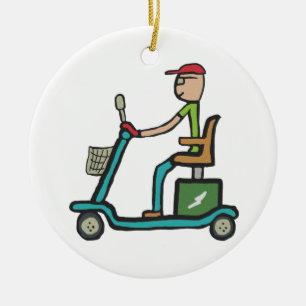 Décoration En Céramique Scooter de mobilité