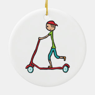 Décoration En Céramique Scooter micro