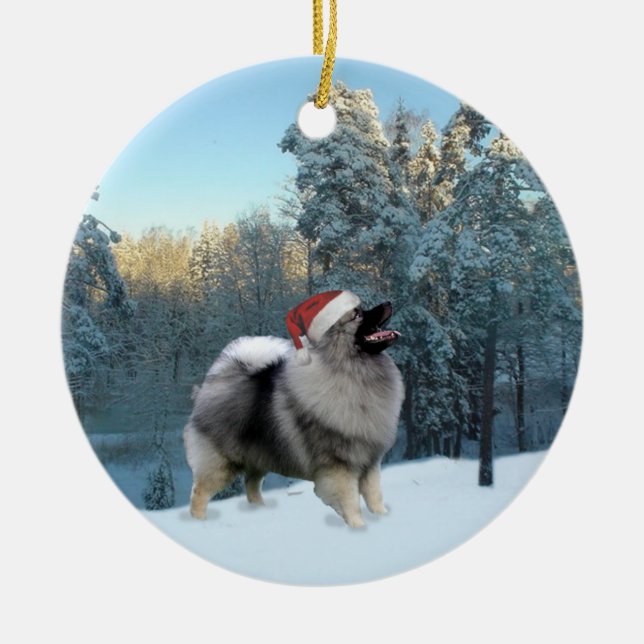 Décoration En Céramique Se précipiter par la neige… (Devant)
