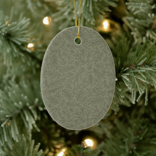 Décoration En Céramique Serene Sage Green Forêt profonde calme ton sur t