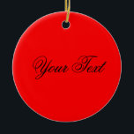 Décoration En Céramique SEULEMENT COULEUR / feu rouge   votre texte<br><div class="desc">Uniquement composition couleur par EDDA Fröhlich | Modèle : couleur arrière - plan pour votre texte ou image | Tendance : coloriez votre vie. | Vous manquez d'autres couleurs,  produits ou designs ? N'hésitez pas à me contacter : contact@eddart.de</div>