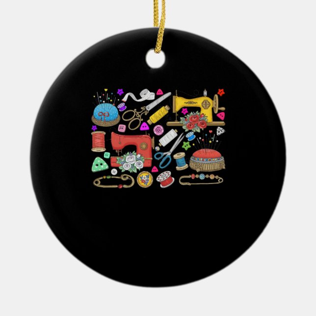 Décoration En Céramique Sewing Collection (Devant)