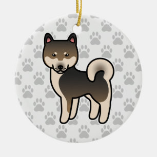 Décoration En Céramique Shiba Inu Sésame