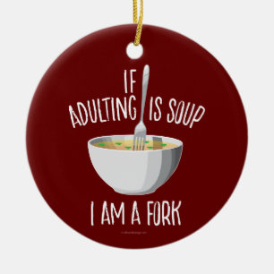 Décoration En Céramique Si Adulte est de la soupe