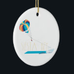 Décoration En Céramique Siesta Key Beach Parasal<br><div class="desc">La ruée de la chute libre n'est pas comme tout autre sentiment dans le monde. Faites un cadeau parfait à chaque fois avec ce design Siesta Key Parasailing sur les vêtements,  le linge de maison et plus pour les aventuriers.</div>