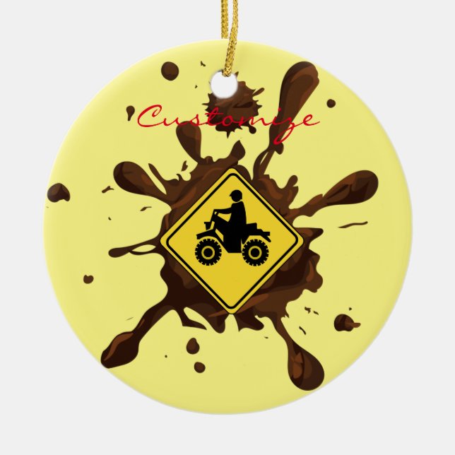 Décoration En Céramique SIGNE DE BOUGEON ATV Thunder_Cove (Devant)