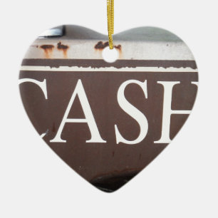 Décoration En Céramique SIGNE DE VOITURE Vintage Camion CASH