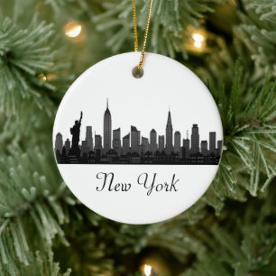 Décoration En Céramique Silhouette Silhouette Black Elegant Script C New Y