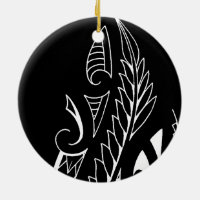 Silverfern blanc Nouvelle-Zélande symbole national