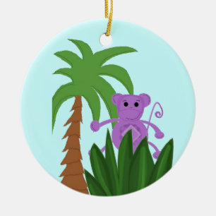 Décoration En Céramique Singe de la Jungle