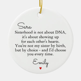 Décoration En Céramique Sisters by Heart Ornament, Soul Sisters Ornament