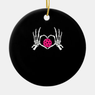 Décoration En Céramique Skeleton Mains Coeur Signer Drôle Pickle Valentine
