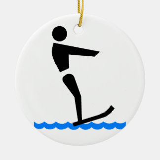 Décoration En Céramique Ski nautique