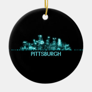 Décoration En Céramique Skyline de Pittsburgh