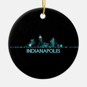 Décoration En Céramique Skyline d'Indianapolis
