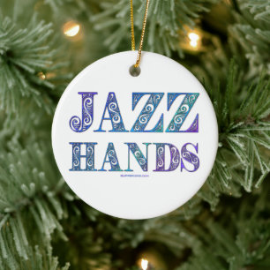Décoration En Céramique SlipperyJoe's comédie musicale Broadway Jazz Hands