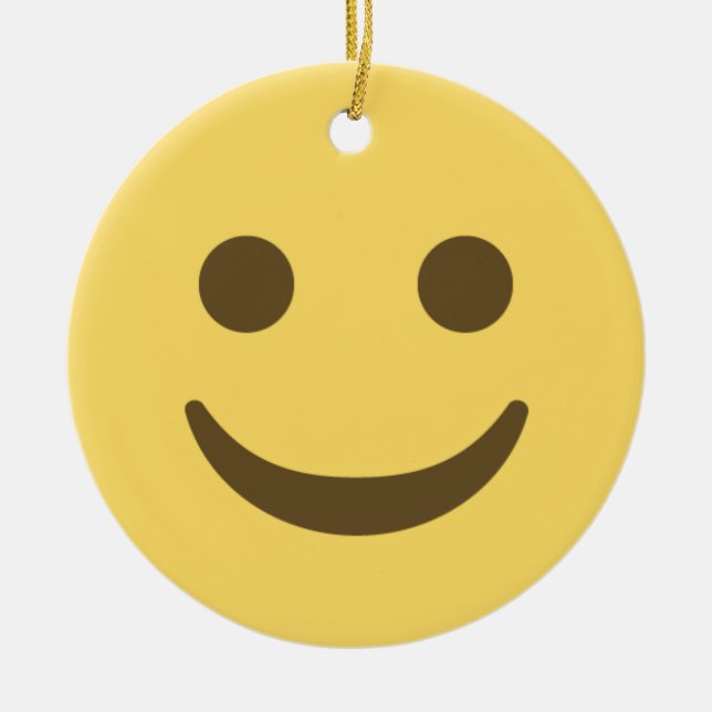 Décoration En Céramique Smiling emoji (Devant)
