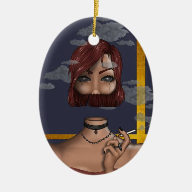 Décoration En Céramique Smoke (Devant)