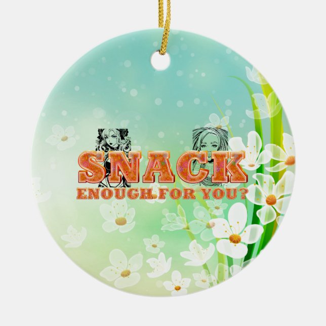 Décoration En Céramique Snack TEE Assez (Devant)