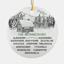 Snowy Mountain Winter Log Cabine X13