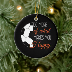 Décoration En Céramique Soccer - Faites Ce Qui Vous Rend Heureux