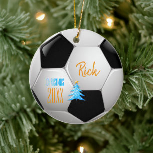 Décoration En Céramique Soccer Noël 20XX   Photo du joueur