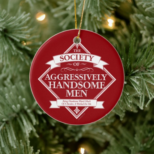 Décoration En Céramique Société des hommes agressivement beaux (Arbre)