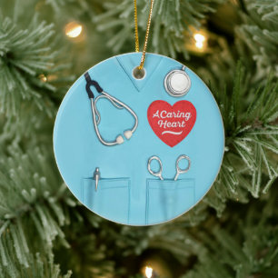 Décoration En Céramique Soins infirmiers Coeur Infirmière Diplômée en sant