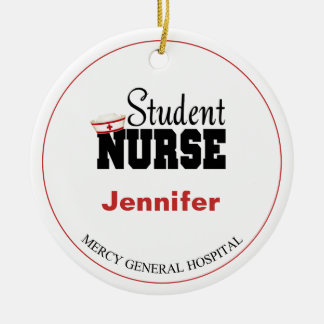 Décoration En Céramique Soins infirmiers personnalisés Noël