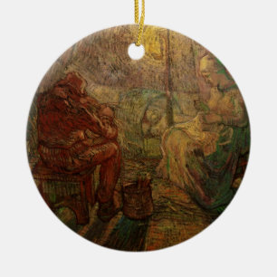 Décoration En Céramique Soirée - La Veillée de Vincent van Gogh