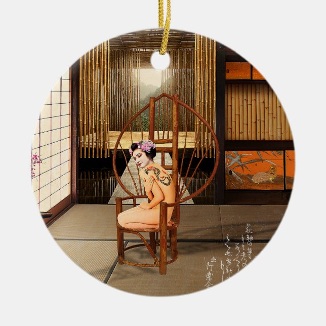 Décoration En Céramique Soleil levant (Devant)