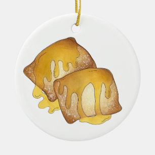 Décoration En Céramique Sopaipilla Sopapilla Cachanga Sopaipa Pâtisserie f