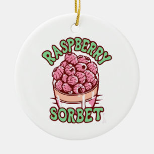 Décoration En Céramique Sorbet de framboise