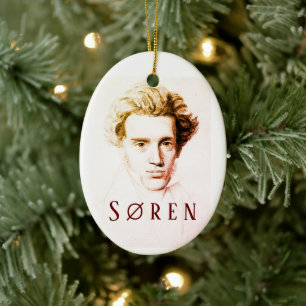 Décoration En Céramique Søren Kierkegaard