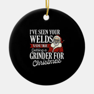 Décoration En Céramique Souder les cadeaux de Noël J'ai vu tes boucliers